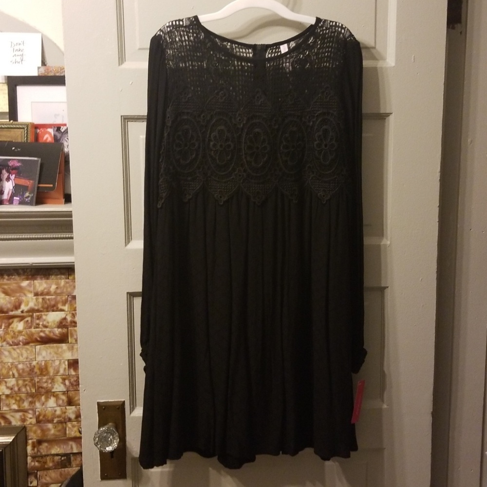 black dress